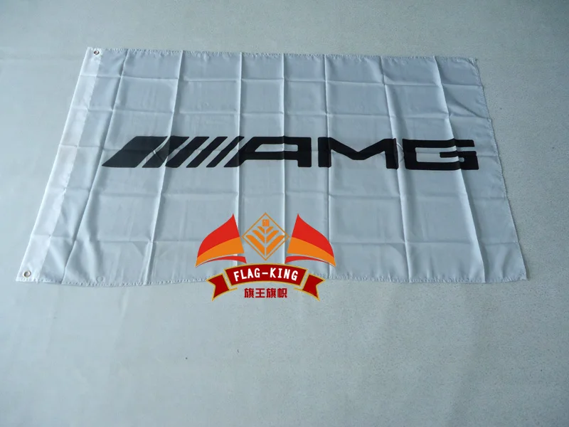 

Флаг II AMG, 90*150 см, баннер из 100% полиэстера II AMG