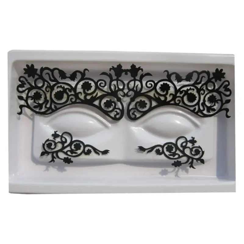 

1Pc Retro Black Lace Eyes Paste Sexy Half Face Sticker Eyeliner Eye Shadow Sticker Hot New