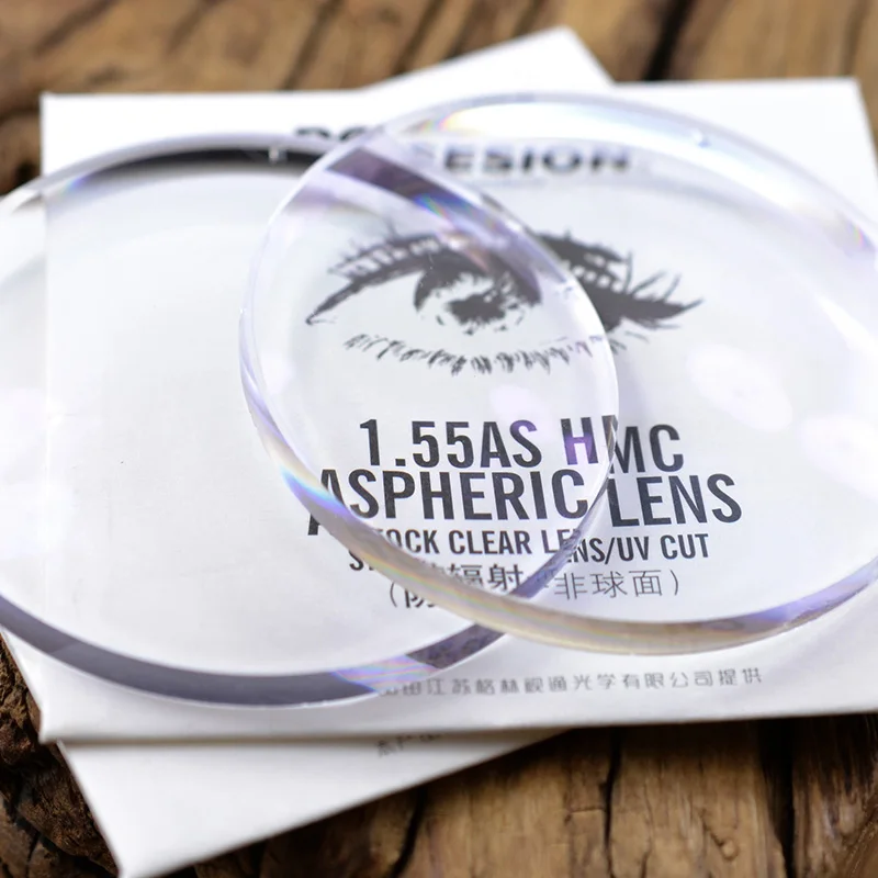 1.56AS 1.61AS 1.67AS HMC ASPHERIC LENS STOCK CLEAR LENS/CV CUT