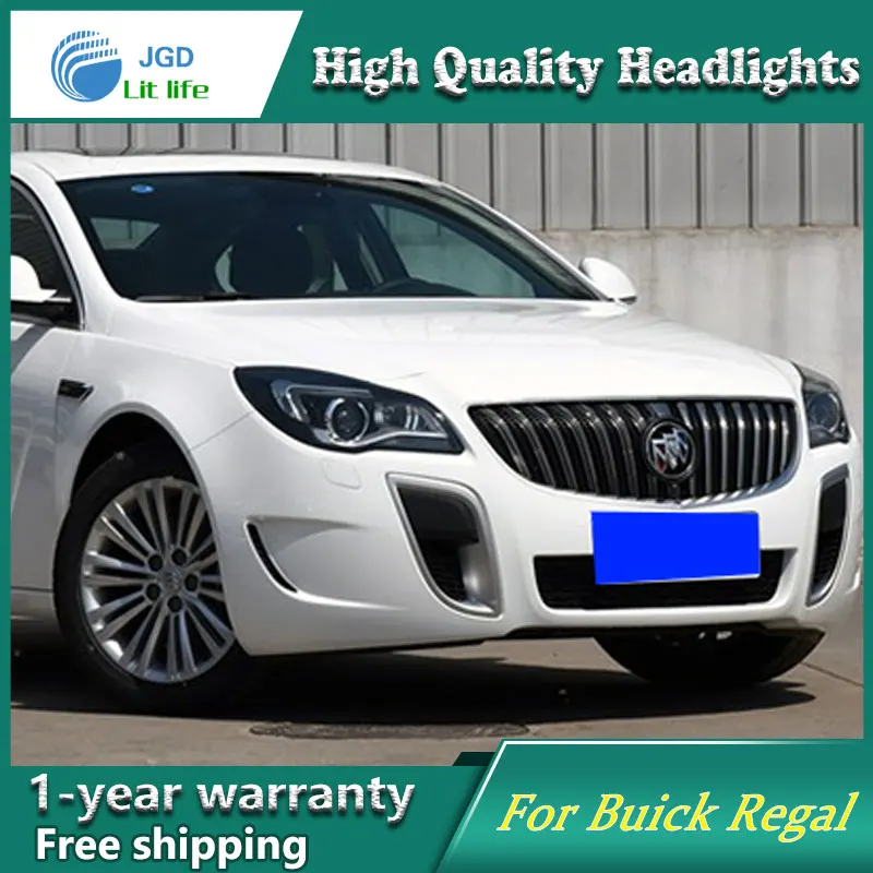 Car Styling Head Lamp Case For Buick Regal Headlights 2009