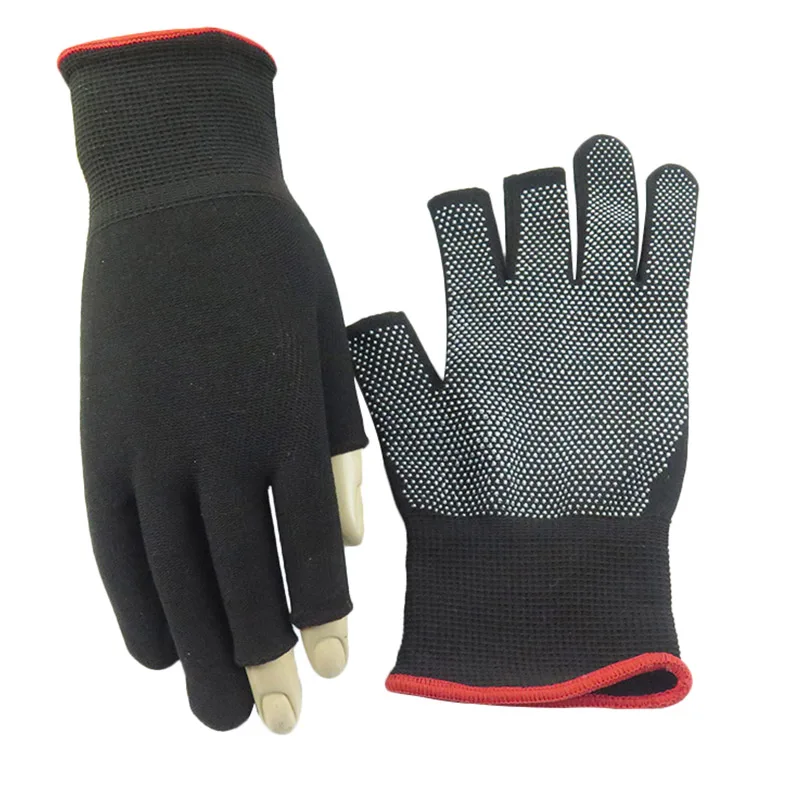 5 пар/лот рабочие износостойкие дышащие перчатки солнцезащитные перчатки без пальцев рыболовные противоскользящие перчатки для велоспорта на открытом воздухе