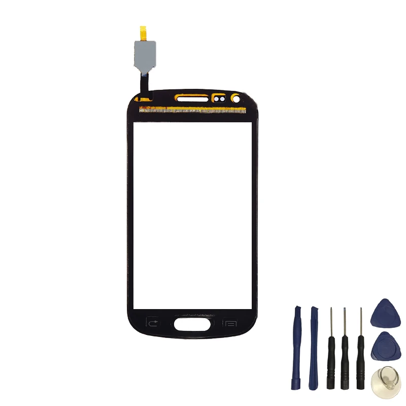 Для Samsung Galaxy S Duos 2 S7580 S7582 черный/белый сенсорный экран стекло дигитайзер сенсор
