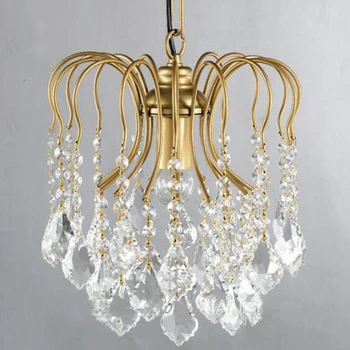 

K9 crystal chandeliers modern Clear crystal chandelier fixtures lamp for living room kitchen Aisle lights