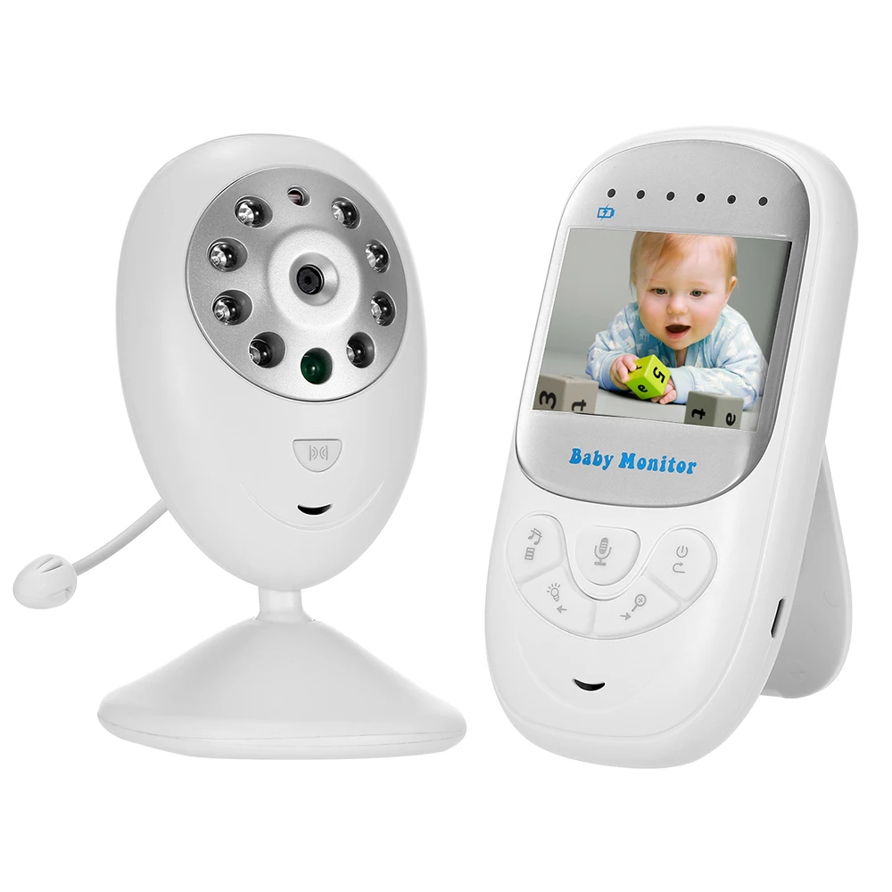 2,4 дюймовый беспроводной видео цветной Детский Монитор няня, безопасность камеры ночного видения VOX режим 8 колыбельные контроль температуры