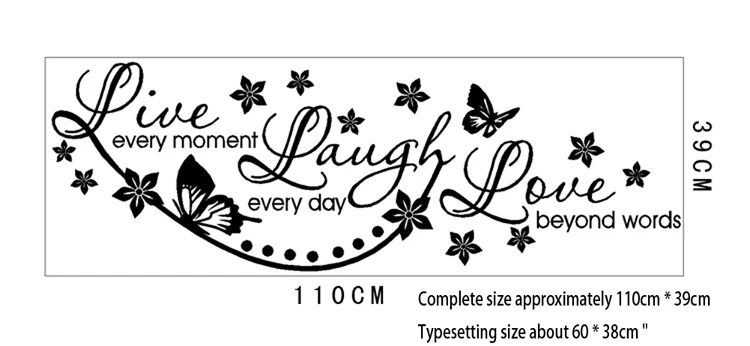 Live Laugh Love Quote Classy Vinyl Live Laugh Love Wall Art Sticker Lounge Room Quote Decal Live Laugh Love Quote Pleasing Vinyl Live Laugh Love Wall Art Sticker Lounge Room Quote Decal