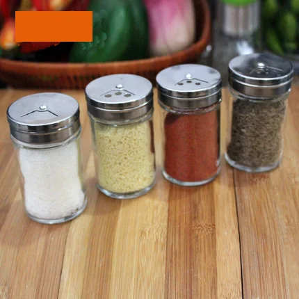kichen glass spice bottle set condiment bottles spice jar pepper powder bottle seasoning box set