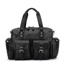 Новые Модные Кожаные Дорожные Сумки Роскошные мужские большие вместительные портативные мужские сумки на плечо мужские сумки винтажные дорожные сумки