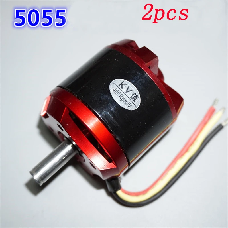 

2pcs RC Model Airplane C5055 Outer Runner Brushless Motor KV600 KV700 Shaft Dia 8mm Outer-rotor Motors w/ Paddle Clamp Bullet