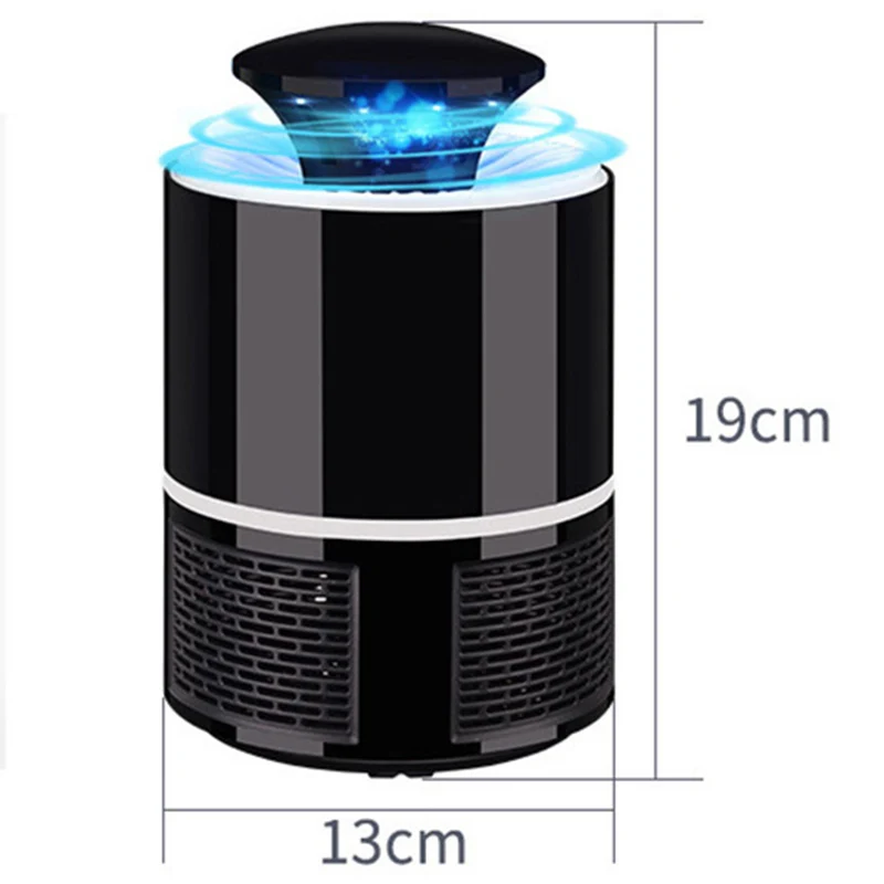 USB Mute Mosquito Killer Электрический летучая ловушка бытовой светодиодный антимоскитный