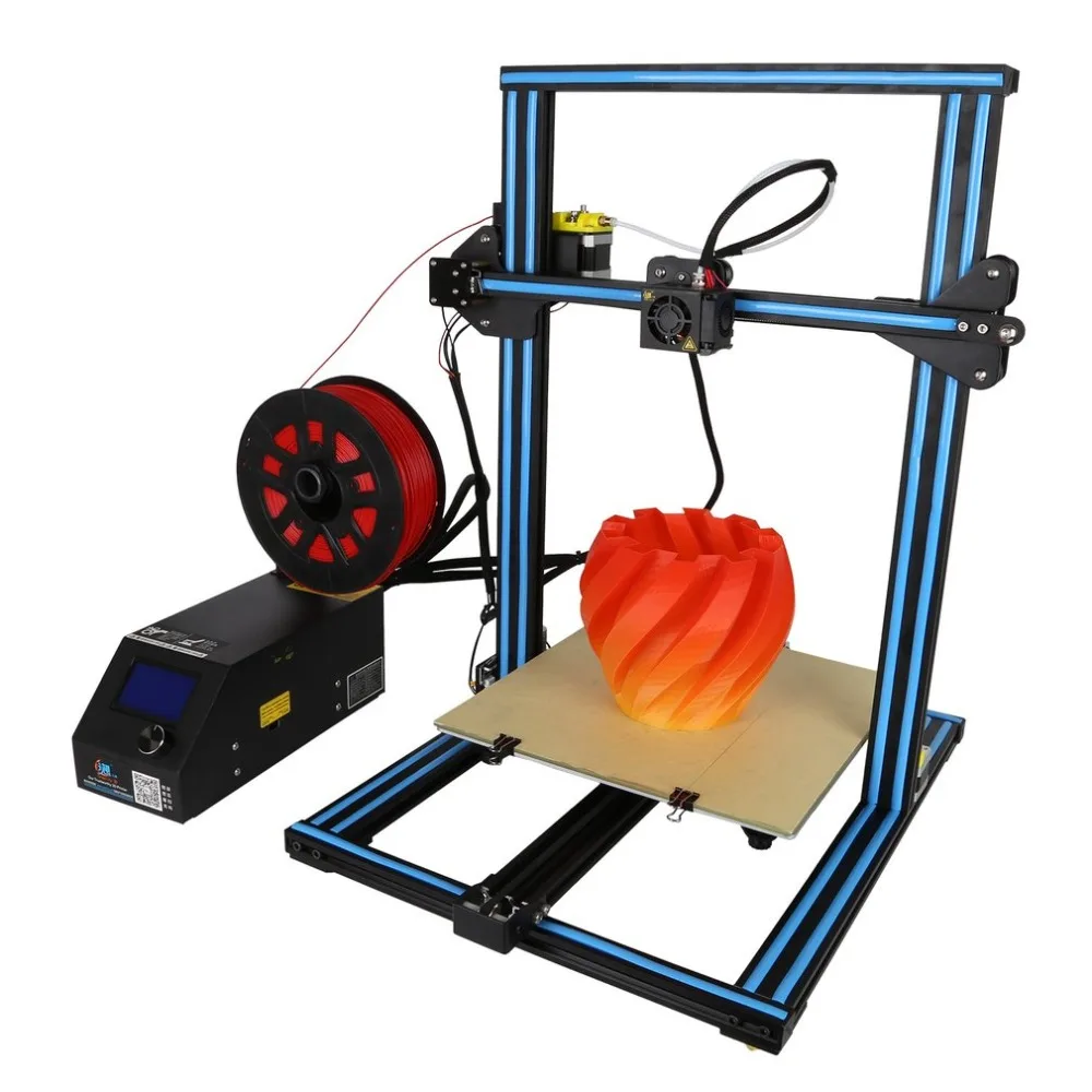 

CR-10S DIY 3D Printer Kit 1.75mm PLA ABS 300*300*400mm Printing Size With Dual Z-Rod Lead Motor Filament Detector High Precision