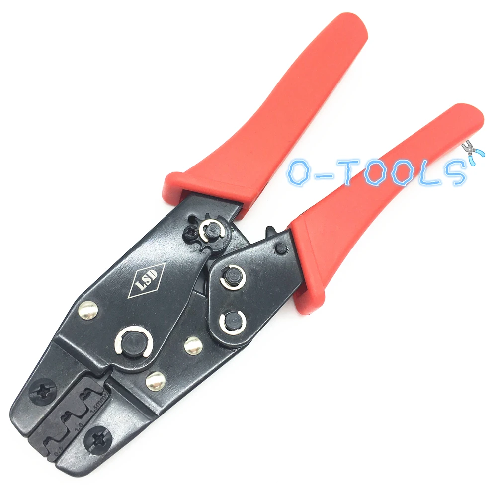 

Professional pin terminal crimping tool 20-16AWG for non-insulated open plug-type connector 0.5-1.5mm2 HS-48B