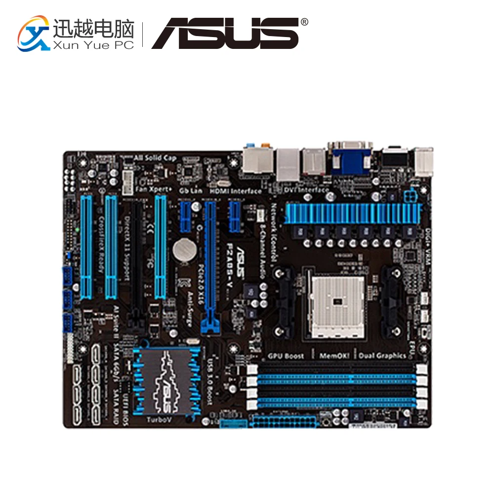 

Asus F2A85-V Desktop Motherboard A85X Socket FM2 DDR3 64G SATA3 USB3.0 ATX