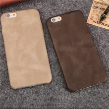 New Imitate Leather Texture Cell Phone Cases for iPhone 6 6S 6Plus 6s plus 7 7Plus luxury slim Soft PU protective Cover shell