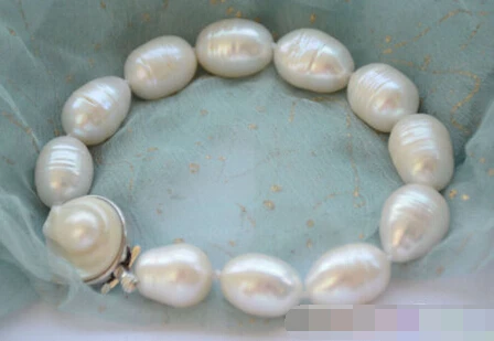 

Hot selling>@@ > 01098 NATURE WHITE RICE pearl BRACELET -Bride jewelry free shipping