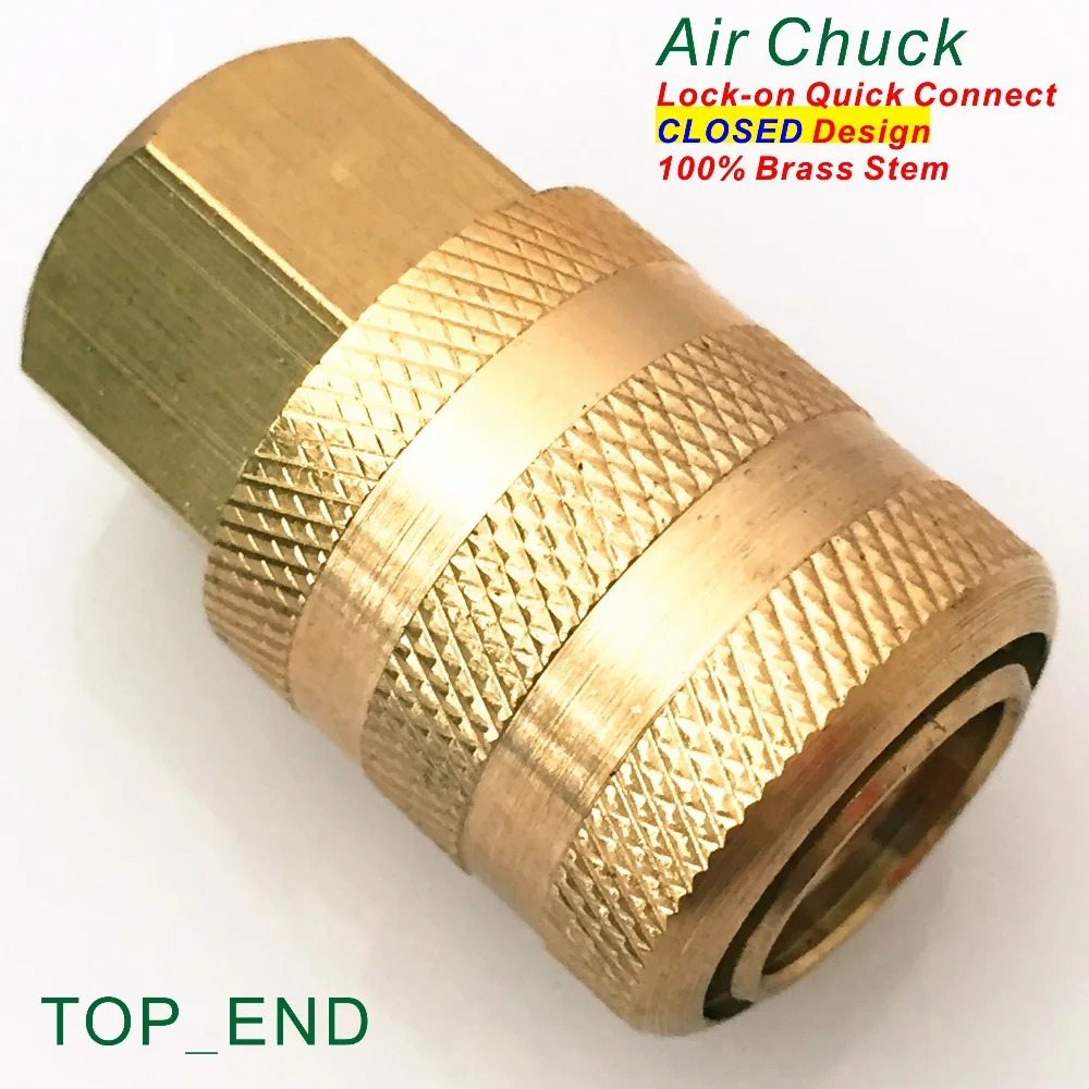 Buy Closed,Original Brass,Air Chuck,Universal Lock On