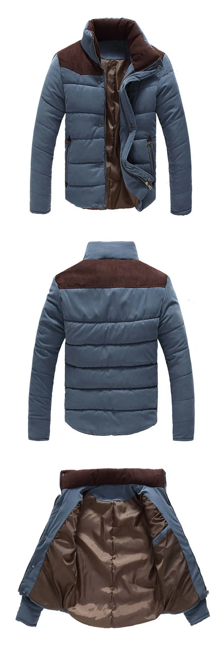 Зимняя куртка мужская теплая Повседневная парка хлопковое пальто Мужская Верхняя одежда Размер M-4XL