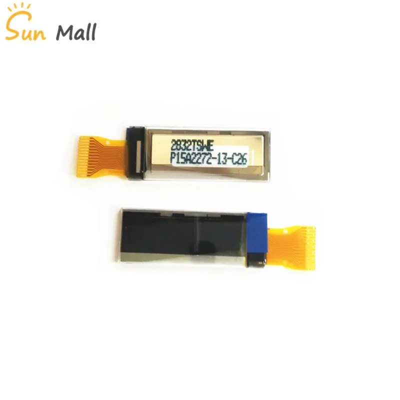 

1PC 0.91 Inch OLED Display 128*32 IIC I2C white 14 pin LCD SSD1306 Driver Passive Matrix for arduino Diy Kit