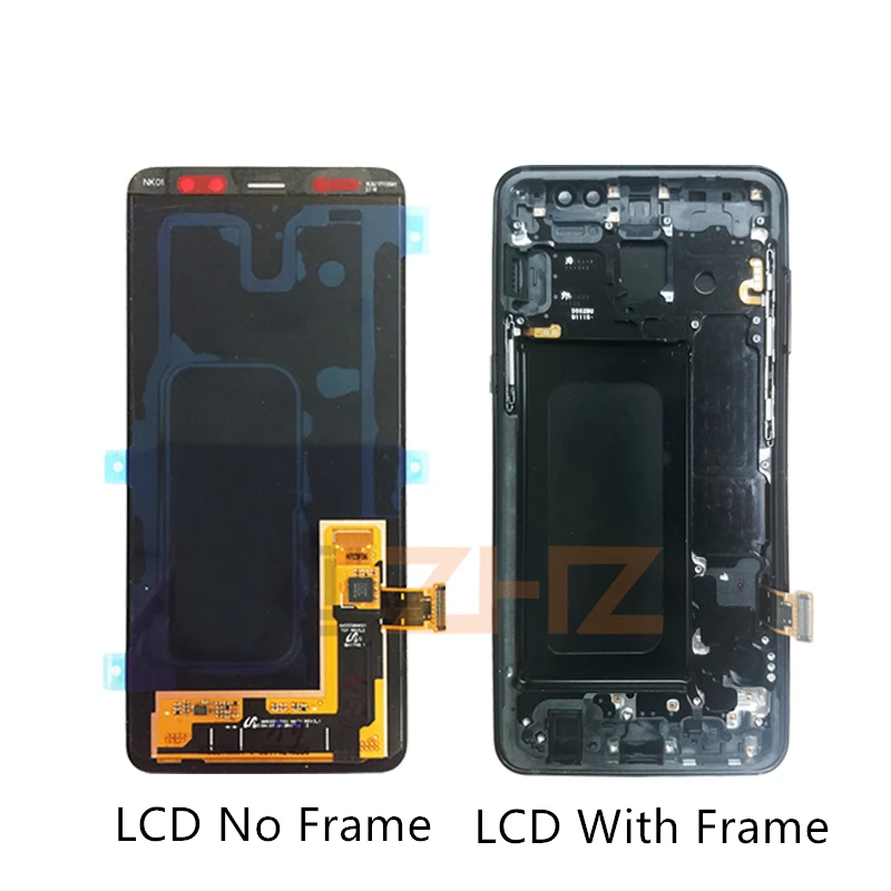  Super AMOLED For Samsung A530 lcd A8 2018 touch screen digitizer Assembly A530f with frame A530 scr