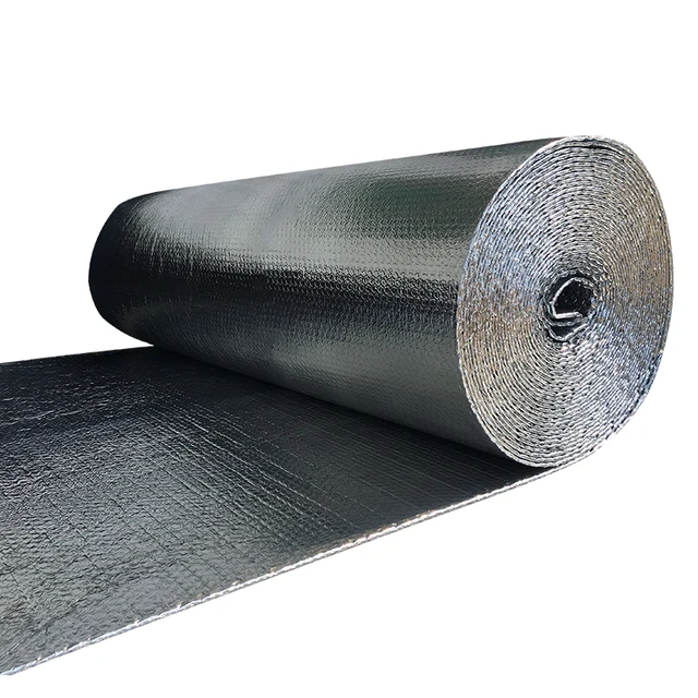 Three Layers Aluminum Foil Bubble Heat Insulation Film And Double Face