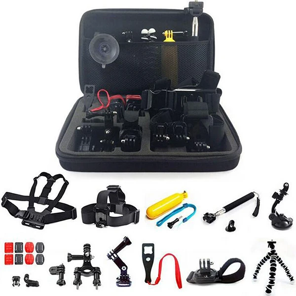 Wholesale Accessories Kit For Gopro Outdoor Camera Accessories Bundle Tool 23pcs for Gopro Buy Cheap Accessories Kit For Gopro Outdoor Camera Accessories Bundle Tool 23pcs for Gopro