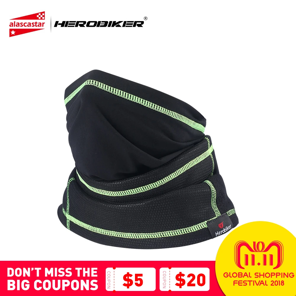 

HEROBIKER Motorcycle Face Mask Balaclava Face Shield Windproof Winter Thermal Fleece Mask Moto Snowboard Bicycle Training Mask