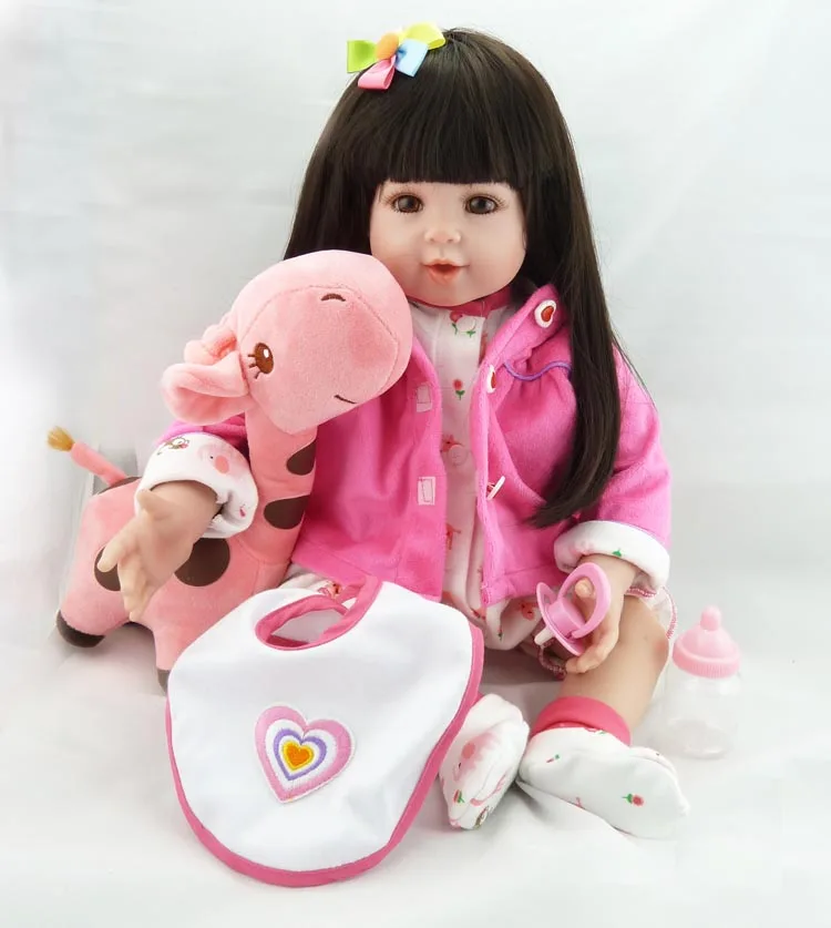 

20Inch New Born Baby Dolls Bebe Reborn Menina Children Best Gift Silicone reborn doll for Kids Handmade Princess Bonecas