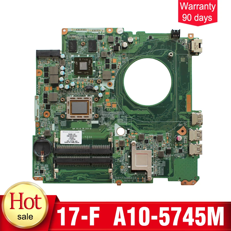 

YTAI for HP Pavilion 17 17-F 17-PA10 CPU laptop motherboard DAY21AMB6D0 790770-501 DDR3 mainboard Tested