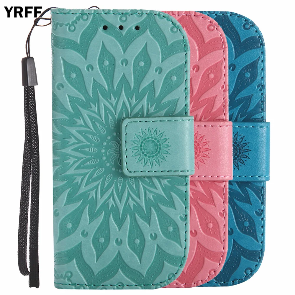 

YRFF Fashion 3D relief Sunflower pattern Flip Leather Case For Nokia 3310 Phone Cover Cases