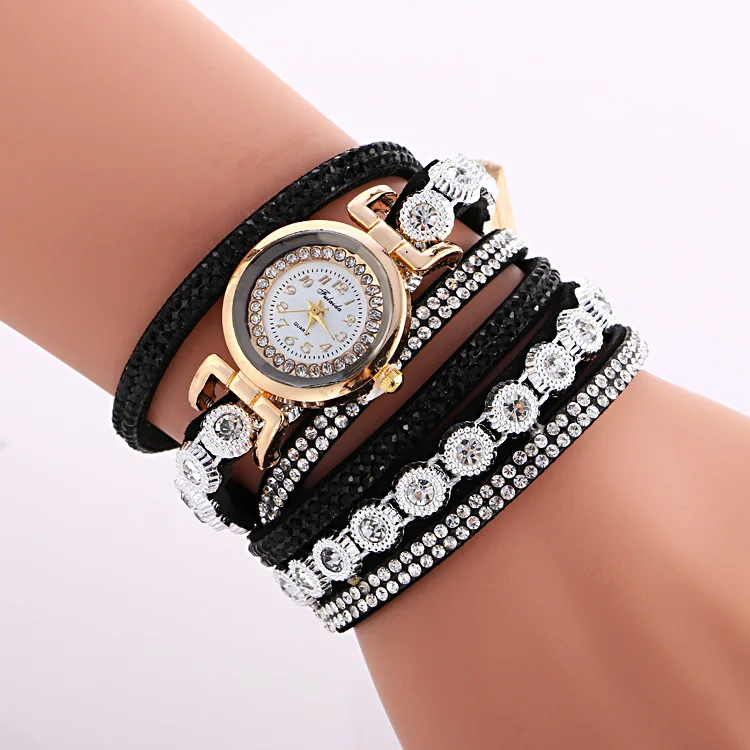 

2019 Top Fashion New Fast-selling Explosive Women's Watch Small Head Bracelet List With Drill Ring In