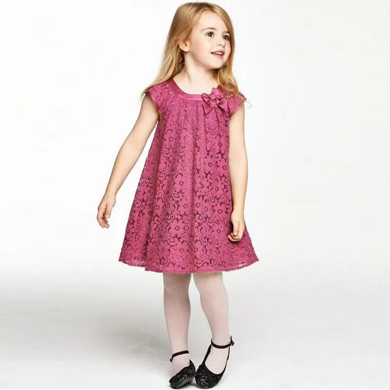 

New Arrival Baby Kids Girl Lace Princess Lovely Short Tulle Party Dress 2-7Years