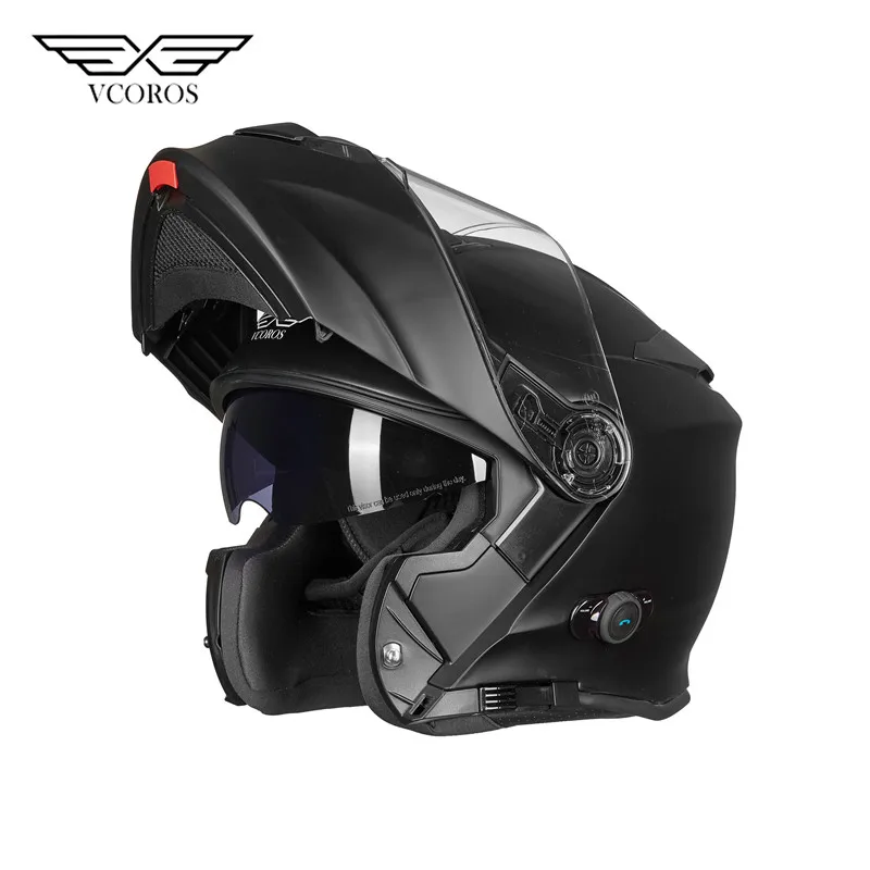 Vcoros модульный Водонепроницаемый BlueTooth для мужчин и женщин флип casco moto cycleHelmet capacete мотоциклетный шлем bluetooth - Цвет: 3