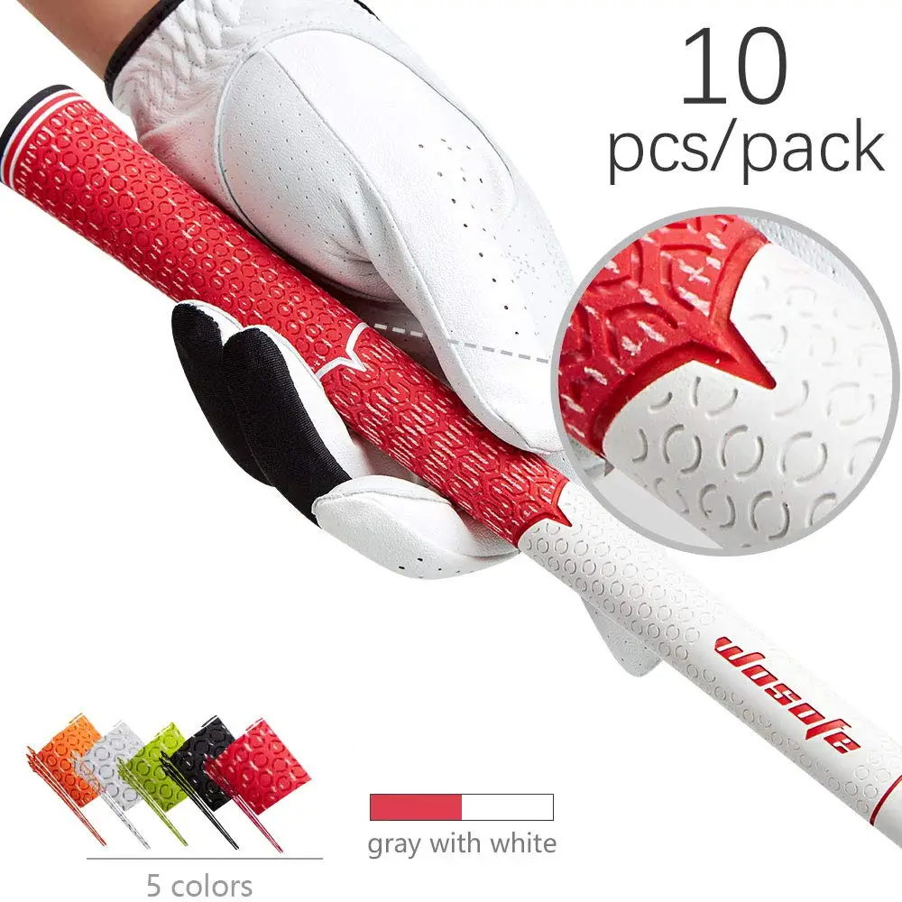 

Golf Club Grips Rubber Irons Club Grips for Golf Mens Golf Grip Set Professional Soft Non-Slip Golf Grip