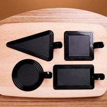 10 шт./компл. одноразовые муссовый торт Панели десерт из кекса показывает поднос чудодейственное, с ПВА декоративная выпечка поставки