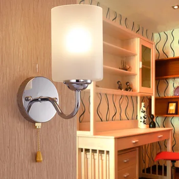 

Modern Simple Fashion Wall Lamp Living Room Balcony Hall Lantern Stairway Wall Lamp Iron Bend Bedroom Wall Lamp