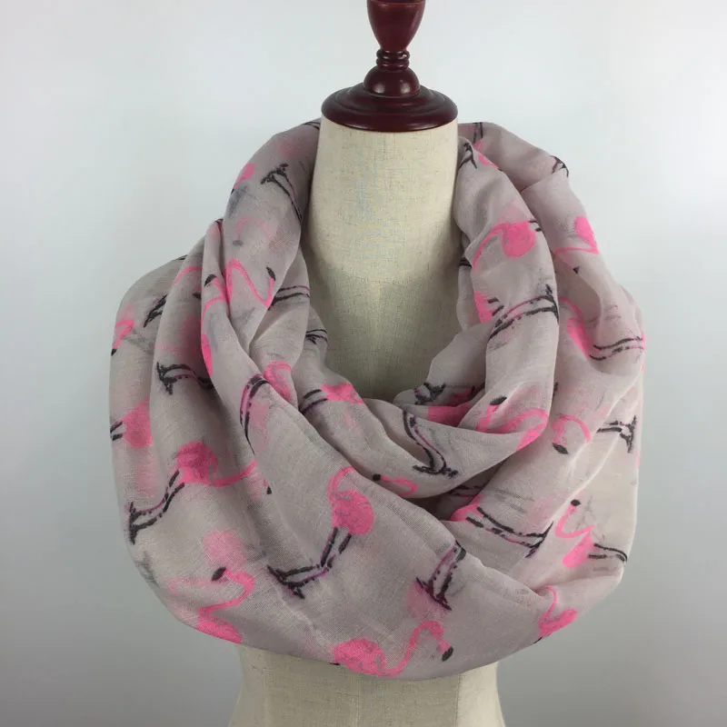 

2018 Designer Brand Fashion Infinity Scarfs Spring winter goose Print Tube Scarves For Women shawl hijab
