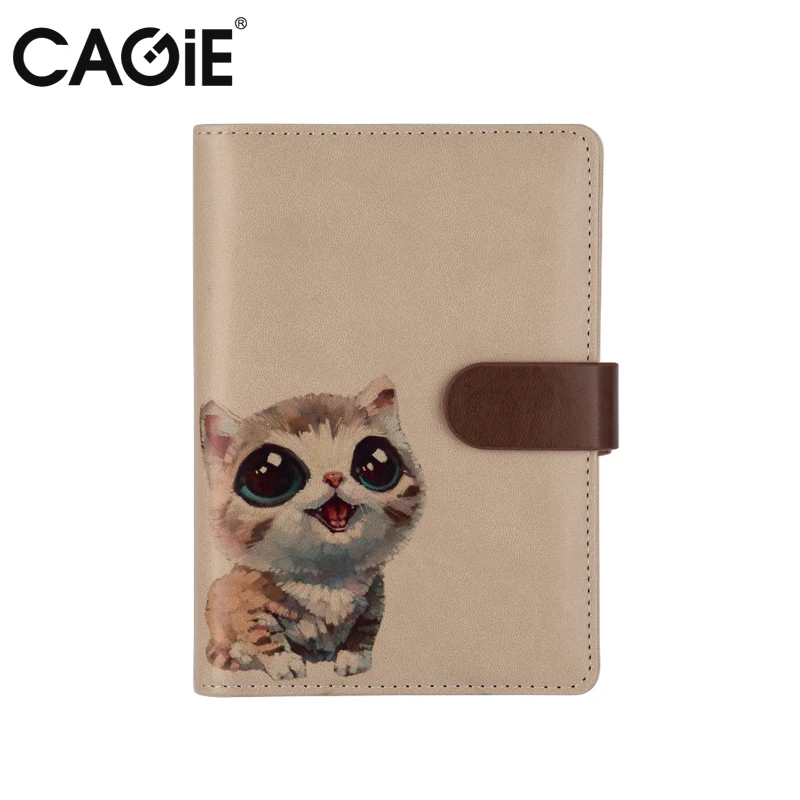 CAGIE Cute Notebook Diary Spiral Binder a6 Daily Planner Travelers Notebook Refill Leather Journal Kawaii Notebook For School CAGIE Cute Notebook Diary Spiral Binder a6 Daily Planner Travelers Notebook Refill Leather Journal Kawaii Notebook For School