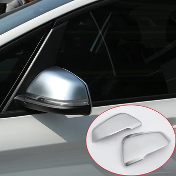 

For BMW 2 Series F45 F46 Gran Active Tourer 2015-2019 ABS Matte Chrome RearView Mirror Cover Trim For BMW X1 F48 2016-2019 2pcs