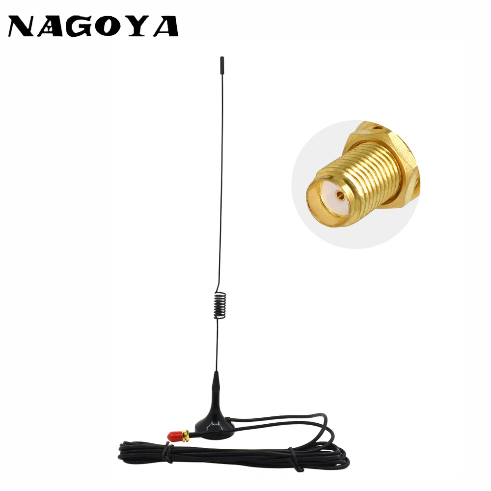 Антенна NAGOYA UT 102UV SMA F женский 144/430 МГц Dual Band автомобильная антенна VHF Любительская