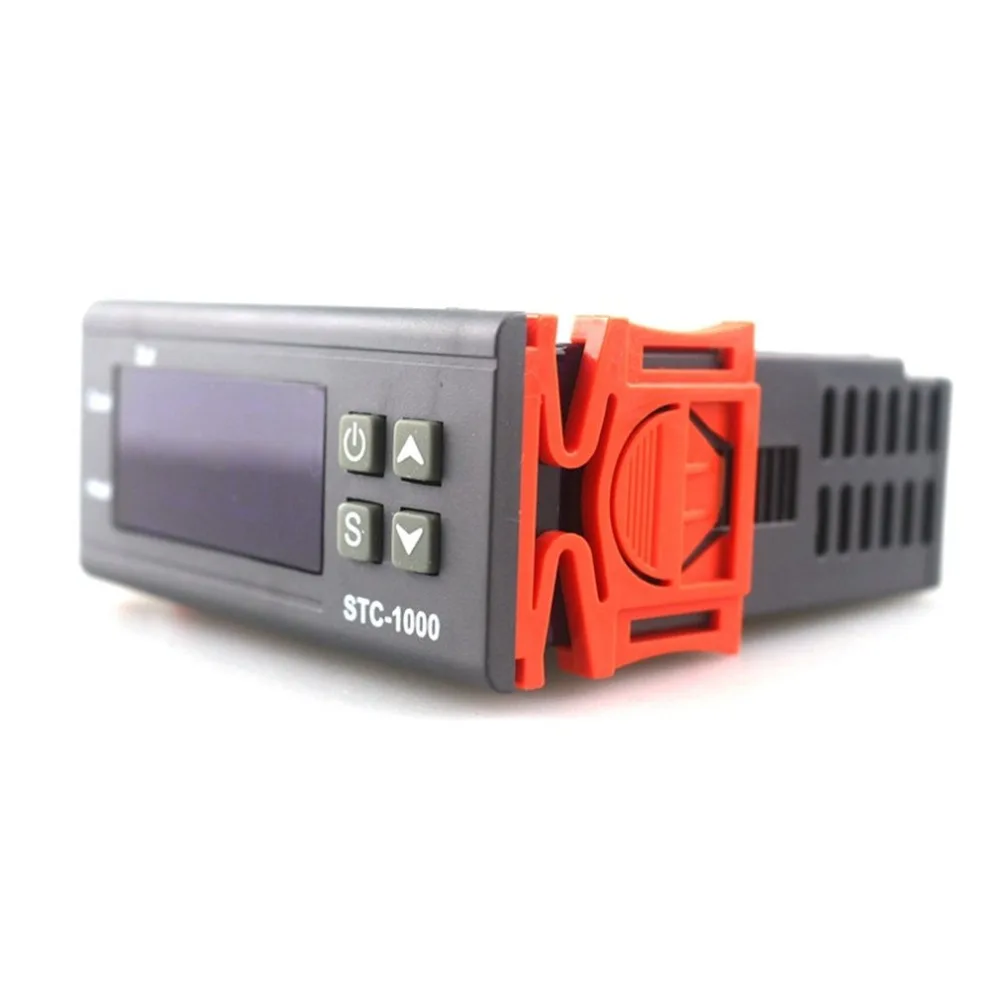 STC-1000 цифровой термостат контроллер температуры для инкубатора два реле Выход светодиодный 110 В 220 В, 12 В, 24 В постоянного тока, 10A тепла круто