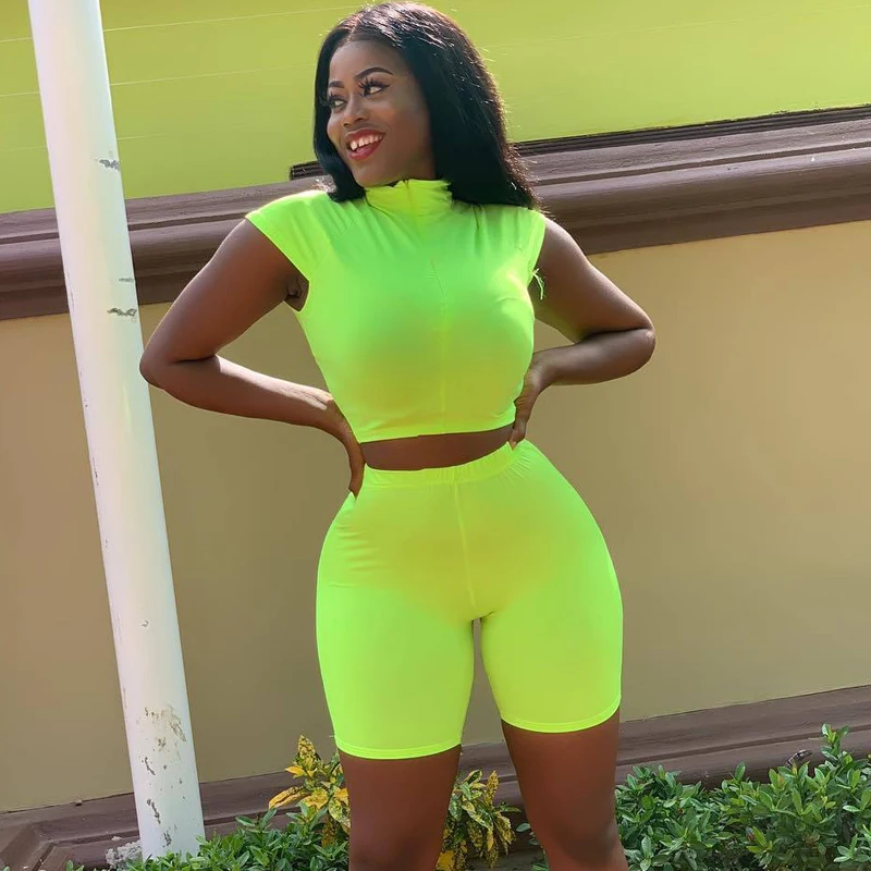 Summer new women's jumpsuit two-piece solid color sleeveless casual jumpsuit suit green orange red jumpsuit Summer new women's jumpsuit two-piece solid color sleeveless casual jumpsuit suit green orange red jumpsuit