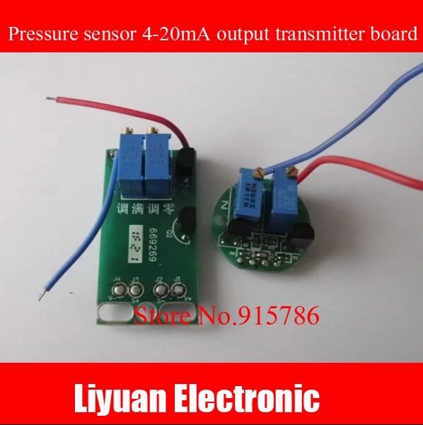 Pressure sensor 4-20mA output transmitter board / ceramic pressure expansion | Электронные компоненты и