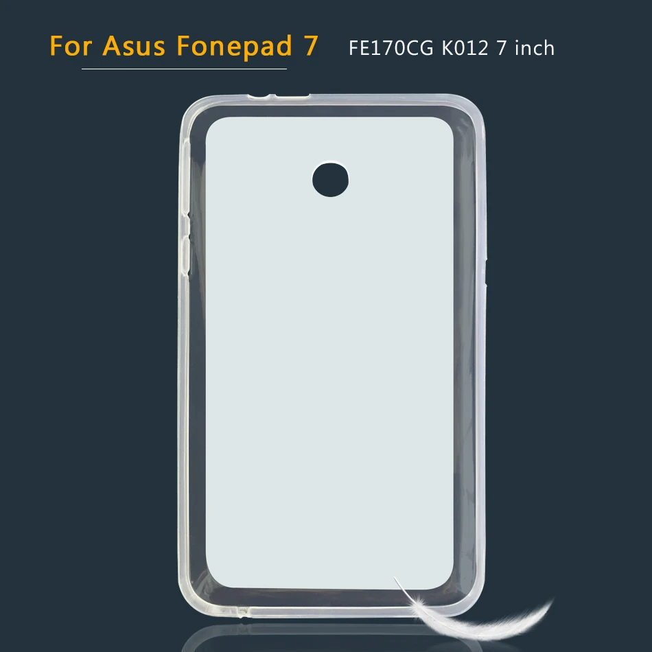 Силиконовый чехол для Asus Fonepad 7 8 FE380CG/ZenPad 10 8 7/Zen Pad 3S 10/C 7,0/S 8,0 Z301M Z380M Z380KL Z170C Мягкий ТПУ чехол - Цвет: Fonepad 7 FE170