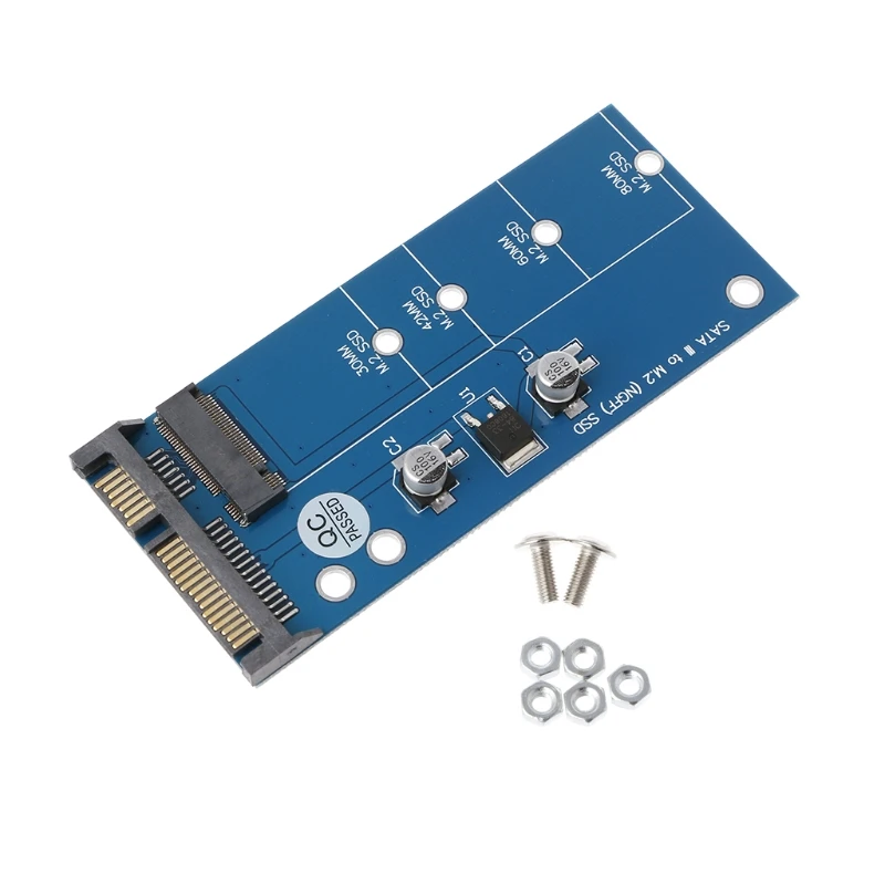 M2 NGFF SSD SATA3 SSDs To SATA Expansion Card Adapter Converter High Quality NoEnName_Null | Компьютеры и офис