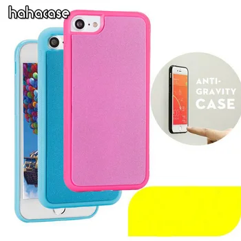 

100pcs Glitter Anti Gravity Magical Selfie Nano Case For iPhone XS Max XR X 8 7 6 6S Plus Luxury Absorb Wall Protection Cover