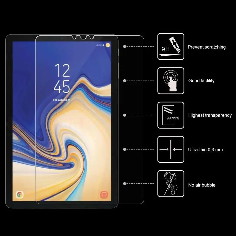 Защитное стекло для планшетов Samsung Galaxy Tab S4 10 5 дюйма|Защитные экраны планшеов| |