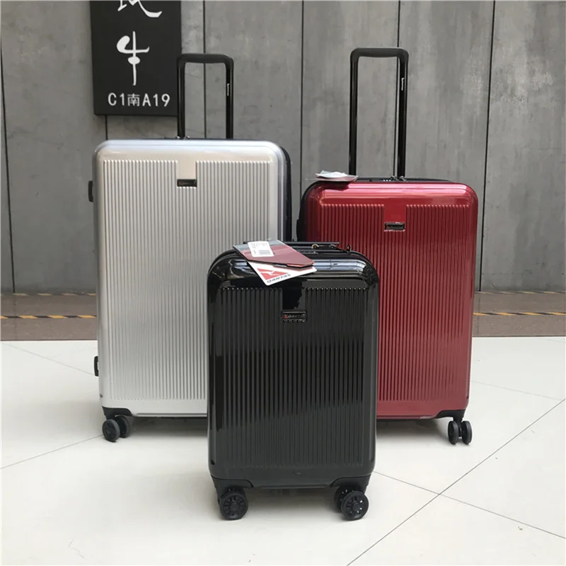 Известный бренд прокатки багажа стильный чемодан походная коробка 20/24/28 дюймов человек женщин spinner груз свет камера
