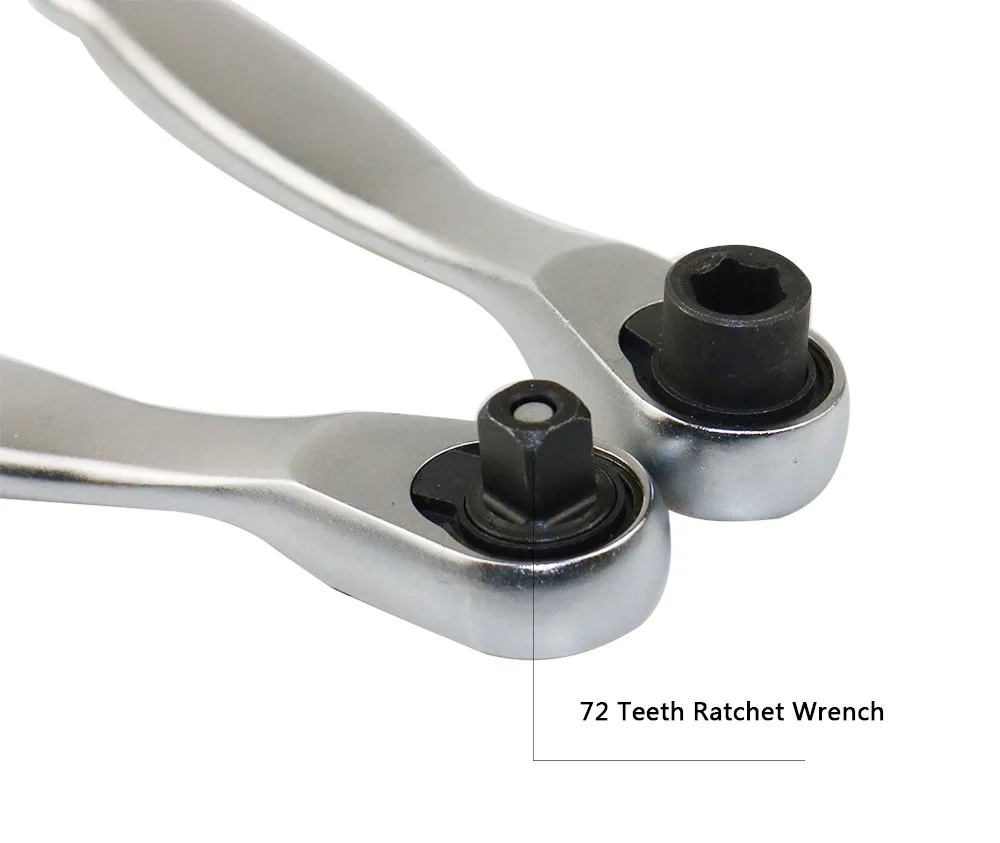 Jyving Quick Mini Ratchet Wrench 72 Tooth 1/4Torque Rachet Wrench Spanner Single-Ended Wrench Bits for Vehicle Bicycle Bike Repair Jyving Quick Mini Ratchet Wrench 72 Tooth 1/4Torque Rachet Wrench Spanner Single-Ended Wrench Bits for Vehicle Bicycle Bike Repair