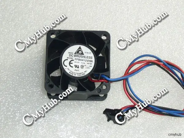 Подлинный для DELTA FFB0412VHN -4E73R DC12V 0.24A 3-контактный 3-проводной 4028 40x40x28 мм вентилятор