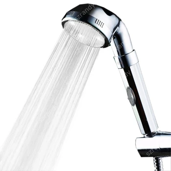 

White colors LED Shower head with Switch