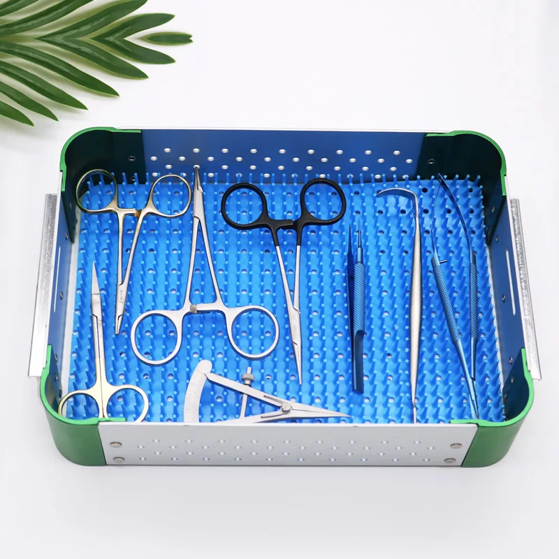 Алюминиевый сплав хирургический инструмент коробка для стерилизации ...